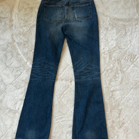 Victoria’s Secret Flare leg Vintage Patchwork Hipster  Deadstock London Jean - Picture 2 of 6